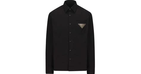 prada shirt logo|prada button up shirt.